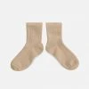 Collegien Adult's Cotton Short Socks - Taupe Adults