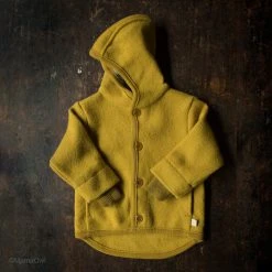 Disana Organic Boiled Merino Wool Jacket - Curry