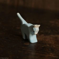 Ostheimer Toys Handcrafted Blue Bremer Cat