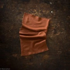 SISKIN By Engel Exclusive Organic Merino Wool & Silk Snood - Deep Rust