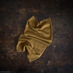 SISKIN By Engel Exclusive Organic Merino Wool & Silk Snood - Deep Ochre