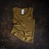 SISKIN By Engel Exclusive Organic Merino Wool & Silk Sleeveless Top - Deep Ochre Kids Wool