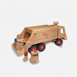 Fagus Toys Wooden Garbage Tipper Truck