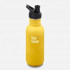 Klean Kanteen Stainless Steel Classic Water Bottle - 532ml - Lemon Curry SALE