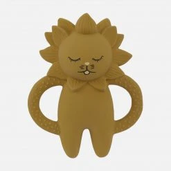 Konges Sløjd Teeth Soother Lion - Mustard Baby Gifts