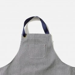 Monty & Co Toys Cotton Maker Apron - Indigo Stripe