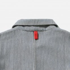Monty & Co Cotton Foundry Jacket - Indigo Stripe