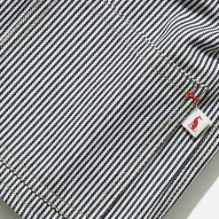 Monty & Co Cotton Foundry Jacket - Indigo Stripe