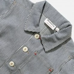 Monty & Co Cotton Foundry Jacket - Indigo Stripe