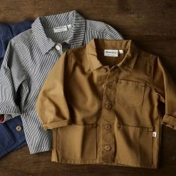 Monty & Co Cotton Foundry Jacket - Indigo Stripe