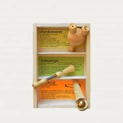 Quelle Est Belle Handmade Wood Bird Call - Country Garden - Set Of 3 Toys