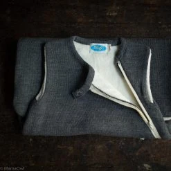 Reiff Baby Sleep & Blankets Organic Virgin Merino Wool/Cotton Sleeveless Sleeping Bag - Slate