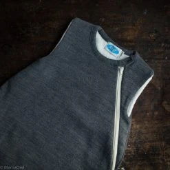 Reiff Baby Sleep & Blankets Organic Virgin Merino Wool/Cotton Sleeveless Sleeping Bag - Slate