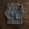 Reiff Organic Merino Wool Wrap Cardigan - Slate
