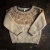 SISKIN Superfine Lambswool Autumn Sweater - Fawn Kids Wool