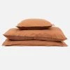 Studio Feder Organic Cotton Duvet & Pillow Cover - Caramel - Junior Size Home & Baby Care