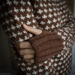 Mormor.nu Adult Hand Knit Sweater Knud - Cinnamon