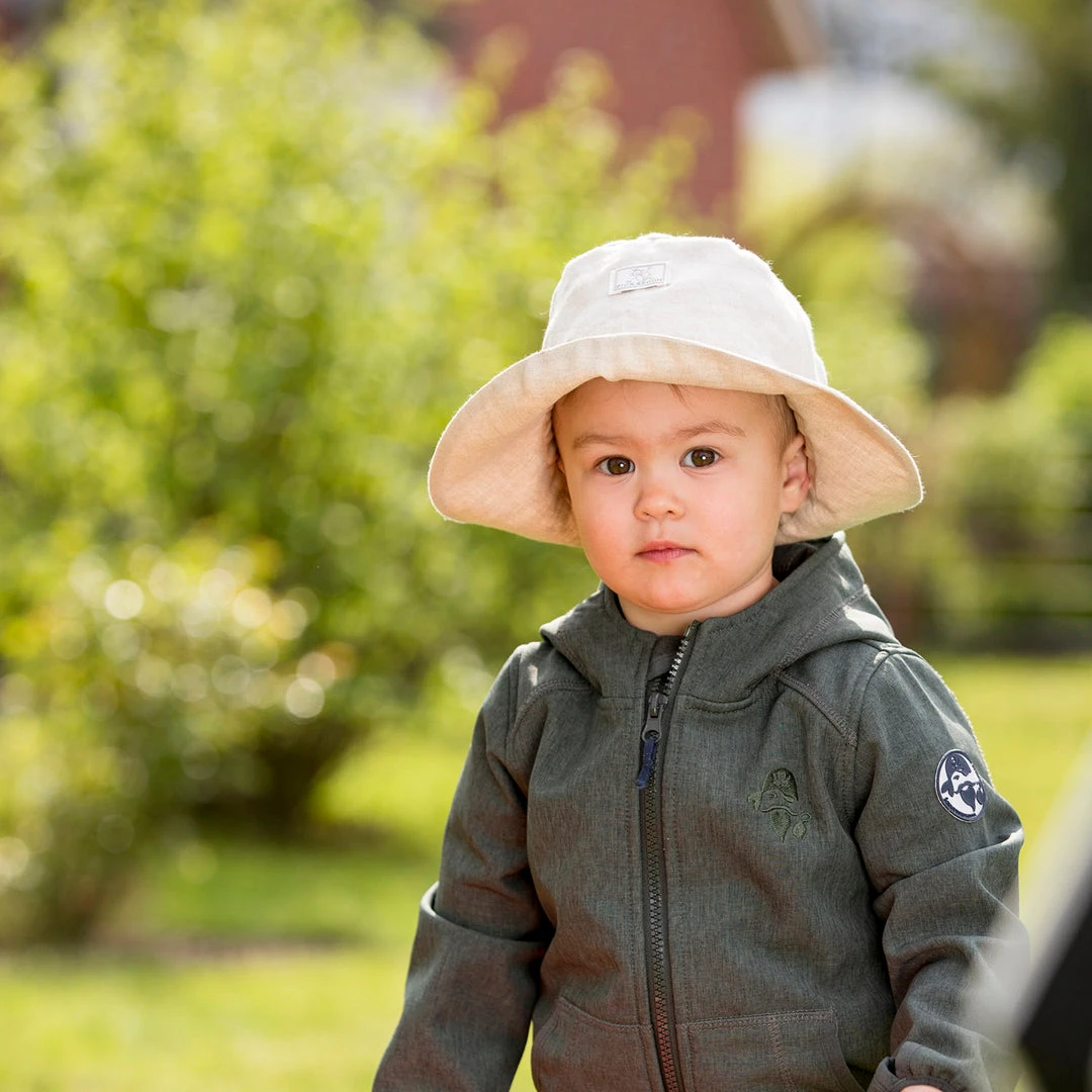 Pickapooh Linen Cala Sun Hat - Beige