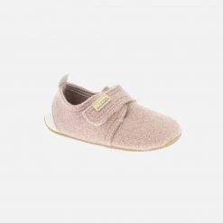 Living Kitzbühel Wool Slipper Shoe With Leather Heel - Woodrose Shoes