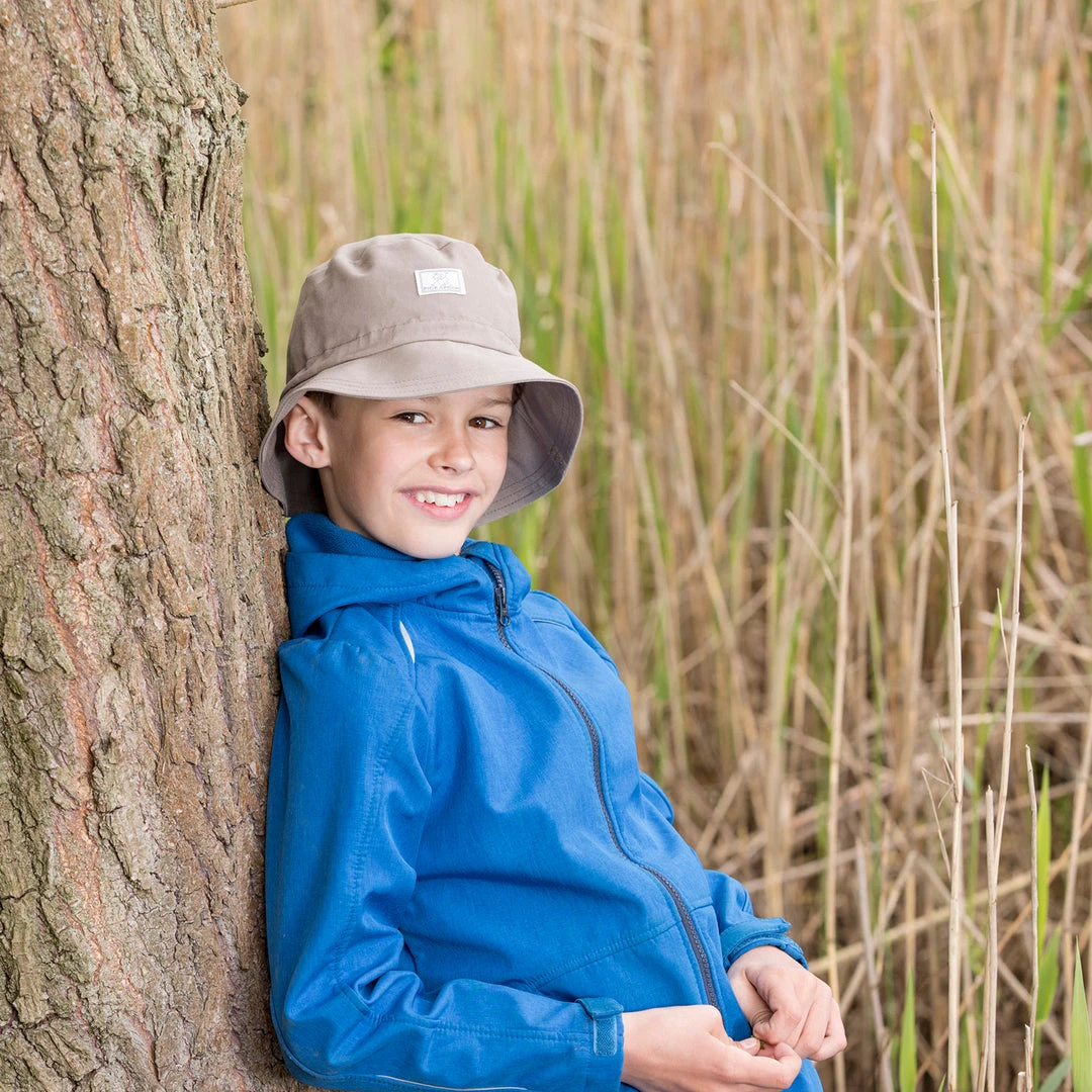 Pickapooh Organic Cotton Bucket Hat - Taupe
