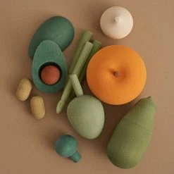 Raduga Grëz Handmade Wooden Veggies Set Toys