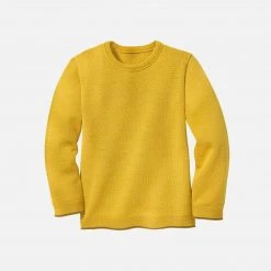Disana Organic Merino Wool Knitted Jumper - Curry Kids Wool