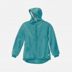Disana Baby Wool Organic Boiled Merino Wool Jacket - Lagoon