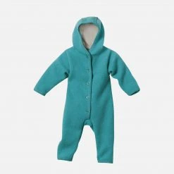 Disana Organic Boiled Merino Wool Overall - Lagoon Baby Wool