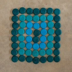 Grapat Wooden Coins Mandala - 36 Pieces Toys