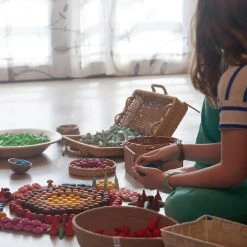 Grapat Wooden Flowers Mandala - 36 Pieces Toys