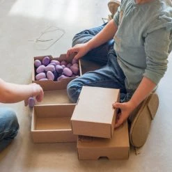 Grapat Toys Wooden Eggs Mandala - 36 Pieces
