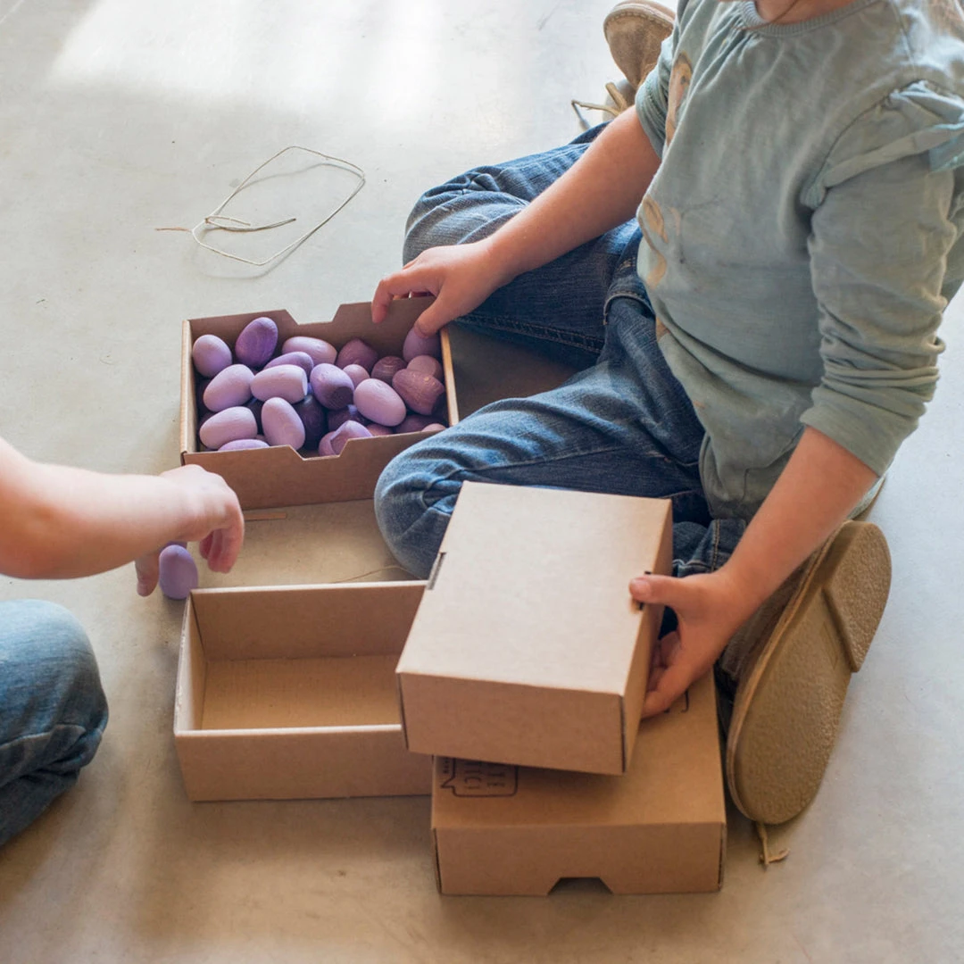 Grapat Toys Wooden Eggs Mandala - 36 Pieces