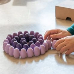 Grapat Toys Wooden Eggs Mandala - 36 Pieces