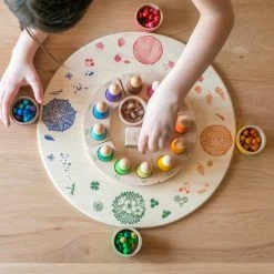 Grapat Toys Wooden Round Platform With 4 Seasonal Elements