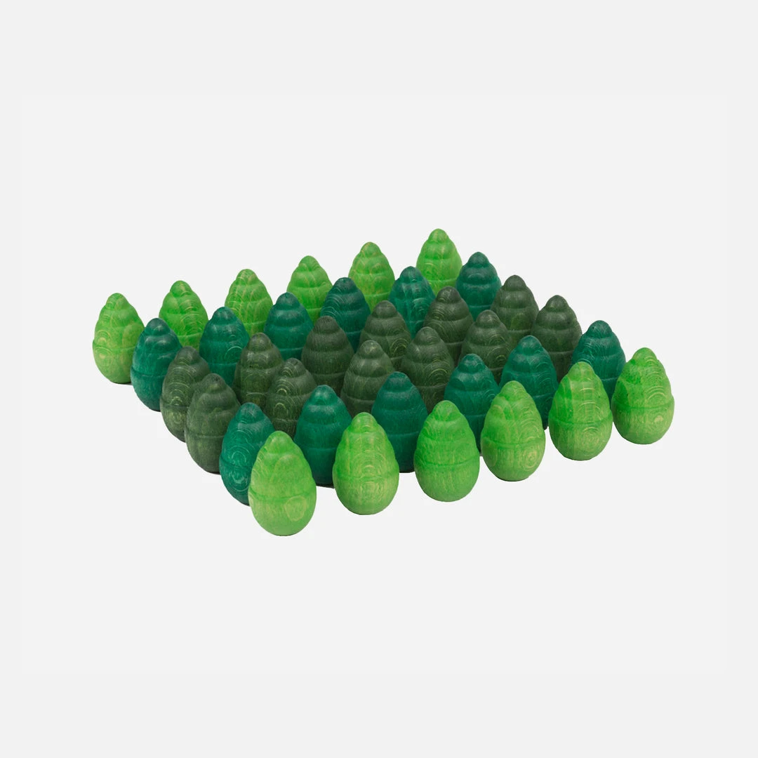 Grapat Wooden Trees Mandala - 36 Pieces Toys