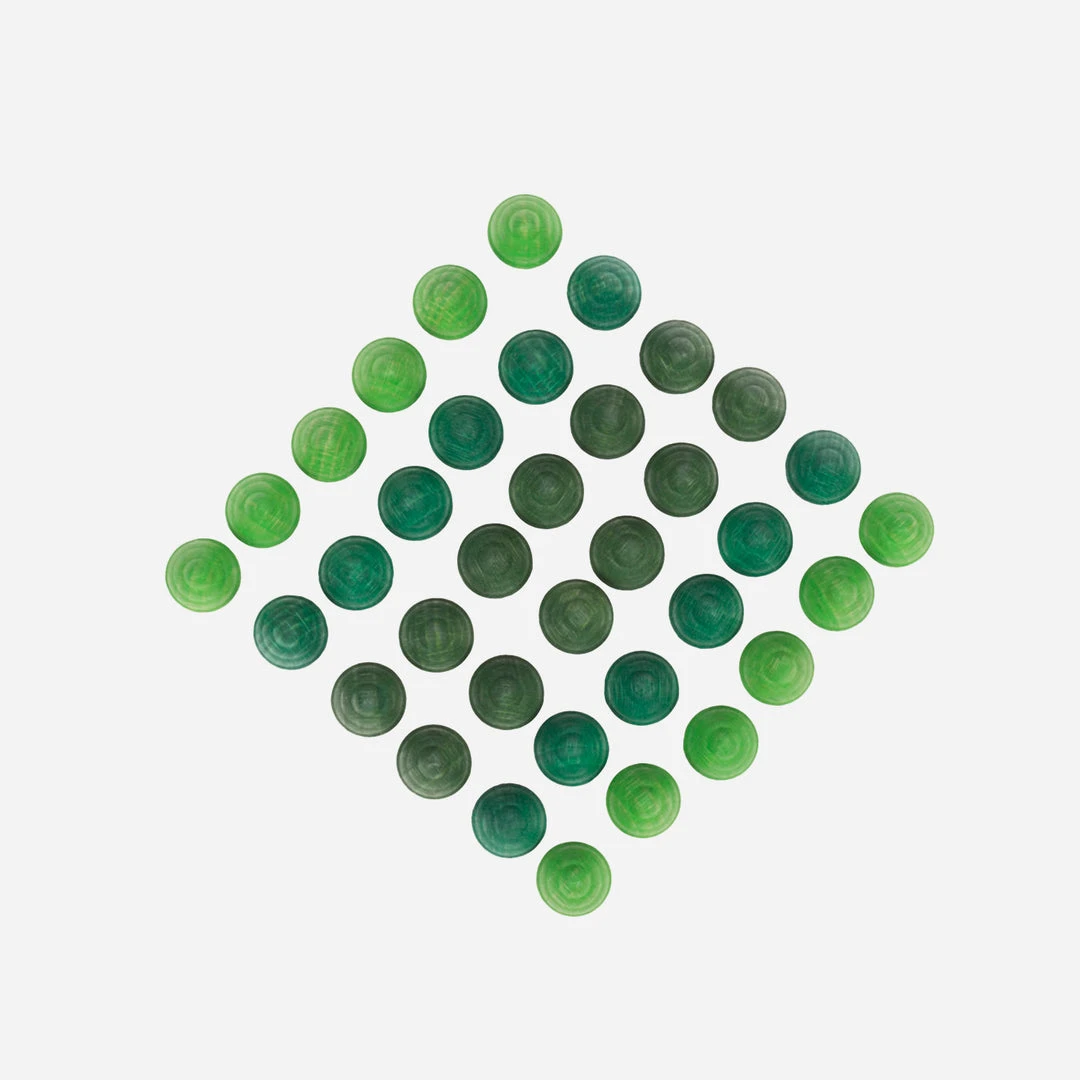 Grapat Wooden Trees Mandala - 36 Pieces Toys