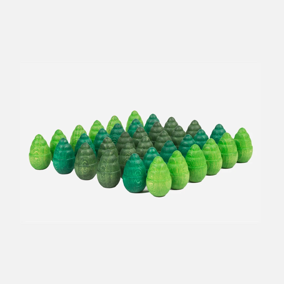 Grapat Wooden Trees Mandala - 36 Pieces Toys