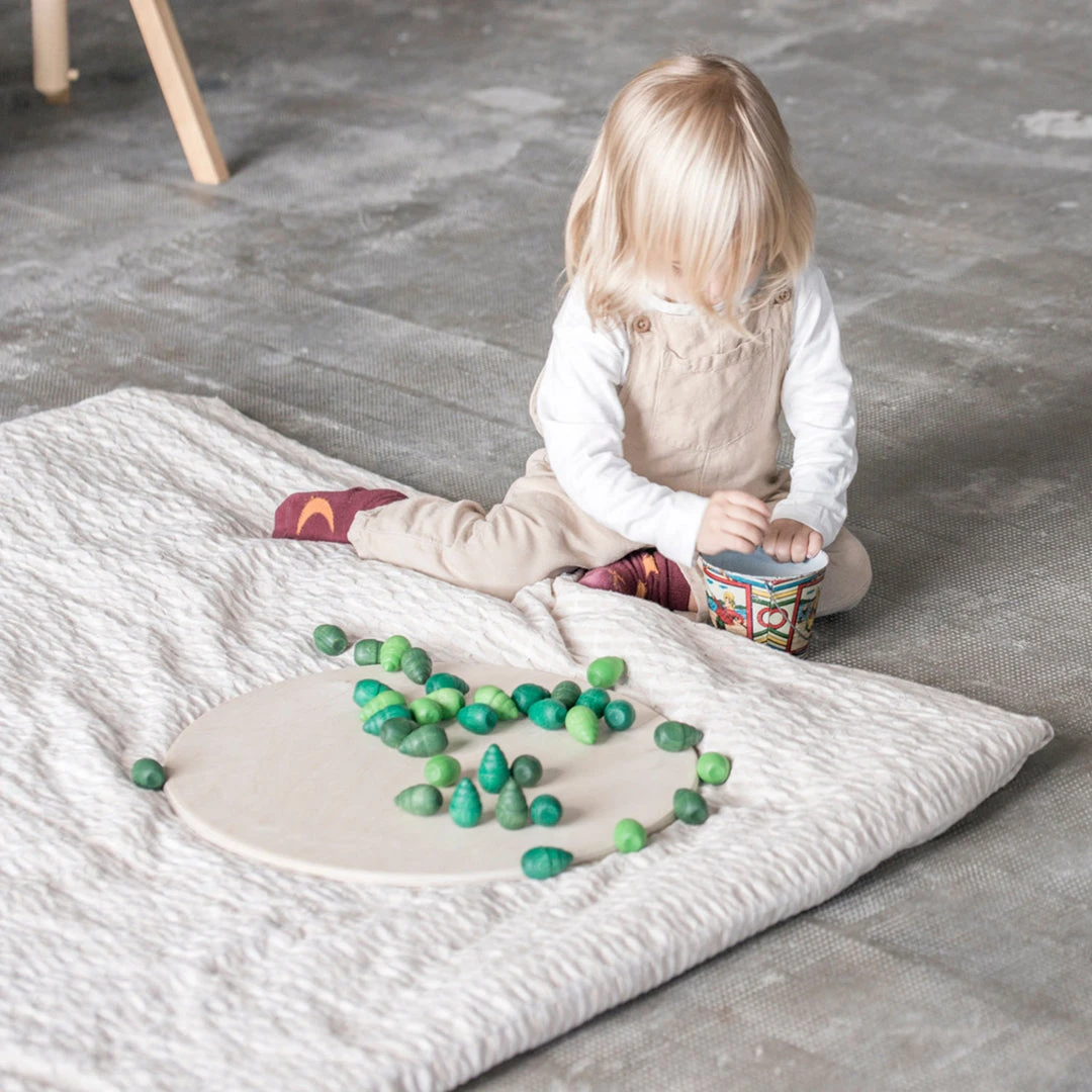 Grapat Wooden Trees Mandala - 36 Pieces Toys