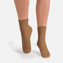 Collegien Adults Adult's Cotton Short Socks - Caramel