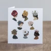 Gemma Koomen Greeting Card - Fine Flower Hats Books & More
