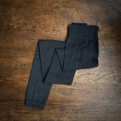 Grödo Adults Adult’s Organic Wool/Cotton Footless Tights - Anthracite