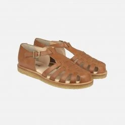 Angulus Women's Fisherman Sandal - Tan SALE