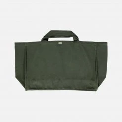 Poudre Organic Organic Cotton Canvas Vigne Tote Bag - Forest Green