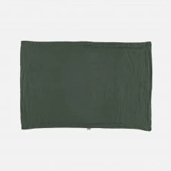 Poudre Organic Organic Cotton Tamaris Pillow Case - Forest Green - Various Sizes Home & Baby Care