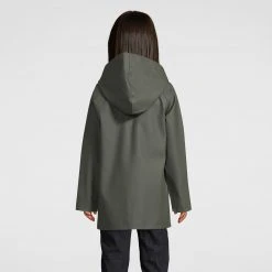 Stutterheim Mini Raincoat - Green Cotton & Linen