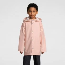 Stutterheim Cotton & Linen Mini Raincoat - Pale Pink