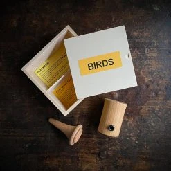 Quelle Est Belle Handmade Wood Bird Call - Town Garden - Set Of 2