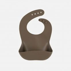 Bonét Et Bonét Home & Baby Care Soft Silicone Bib - Almond