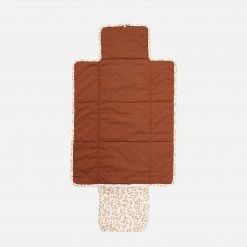 Cam Cam Home & Baby Care Organic Cotton Quilted Changing Mat - Caramel Leaves