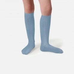 Collegien Babies & Kids Cotton Knee Socks - Azure